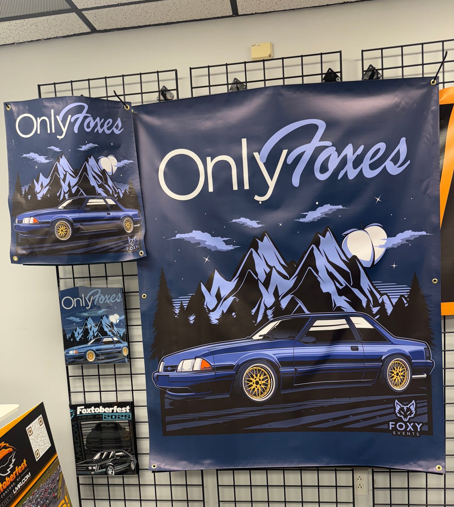 Only Foxes Banner - Multiple Sizes