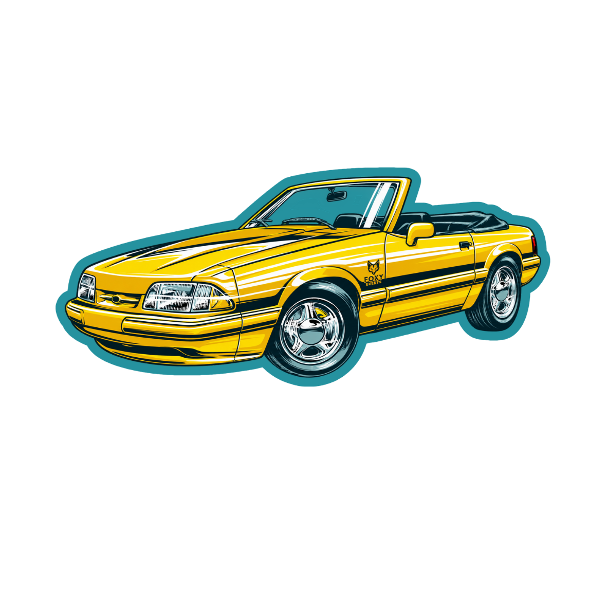 2026 Fox Body Cruise Sticker - Super 8"