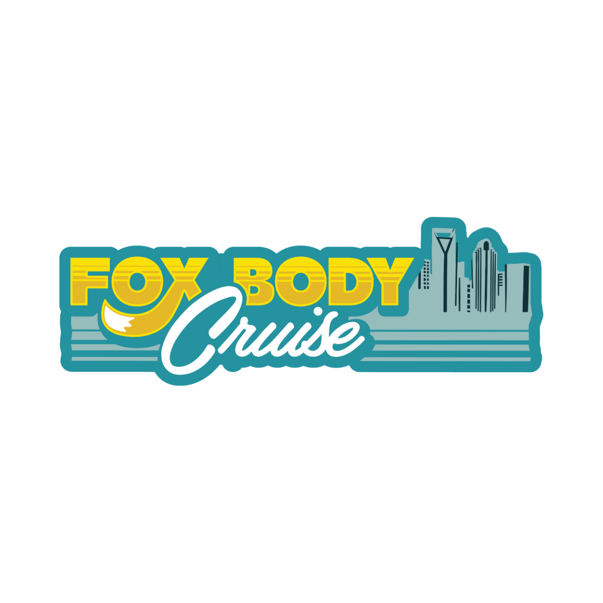 2026 Fox Body Cruise Sticker - Super 8"