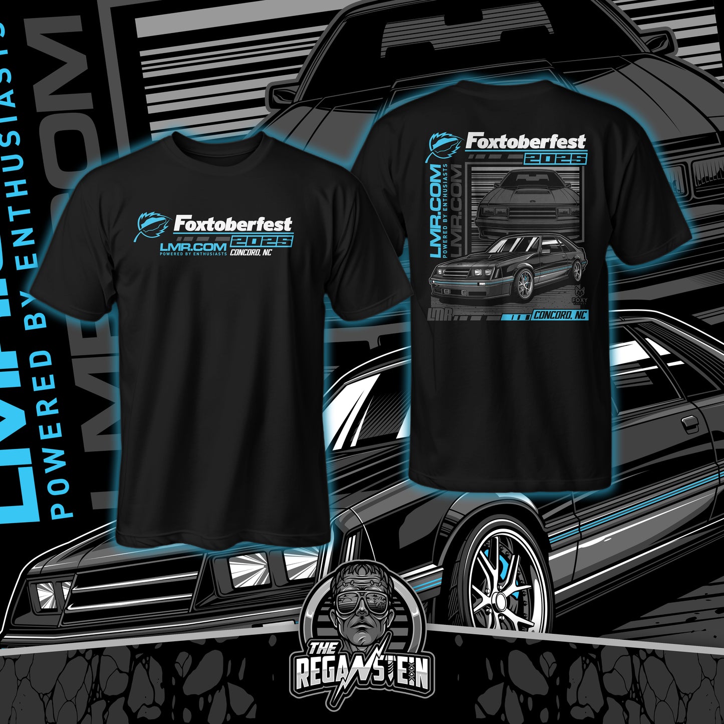 Foxtoberfest 2025 Official Event Shirt - Black