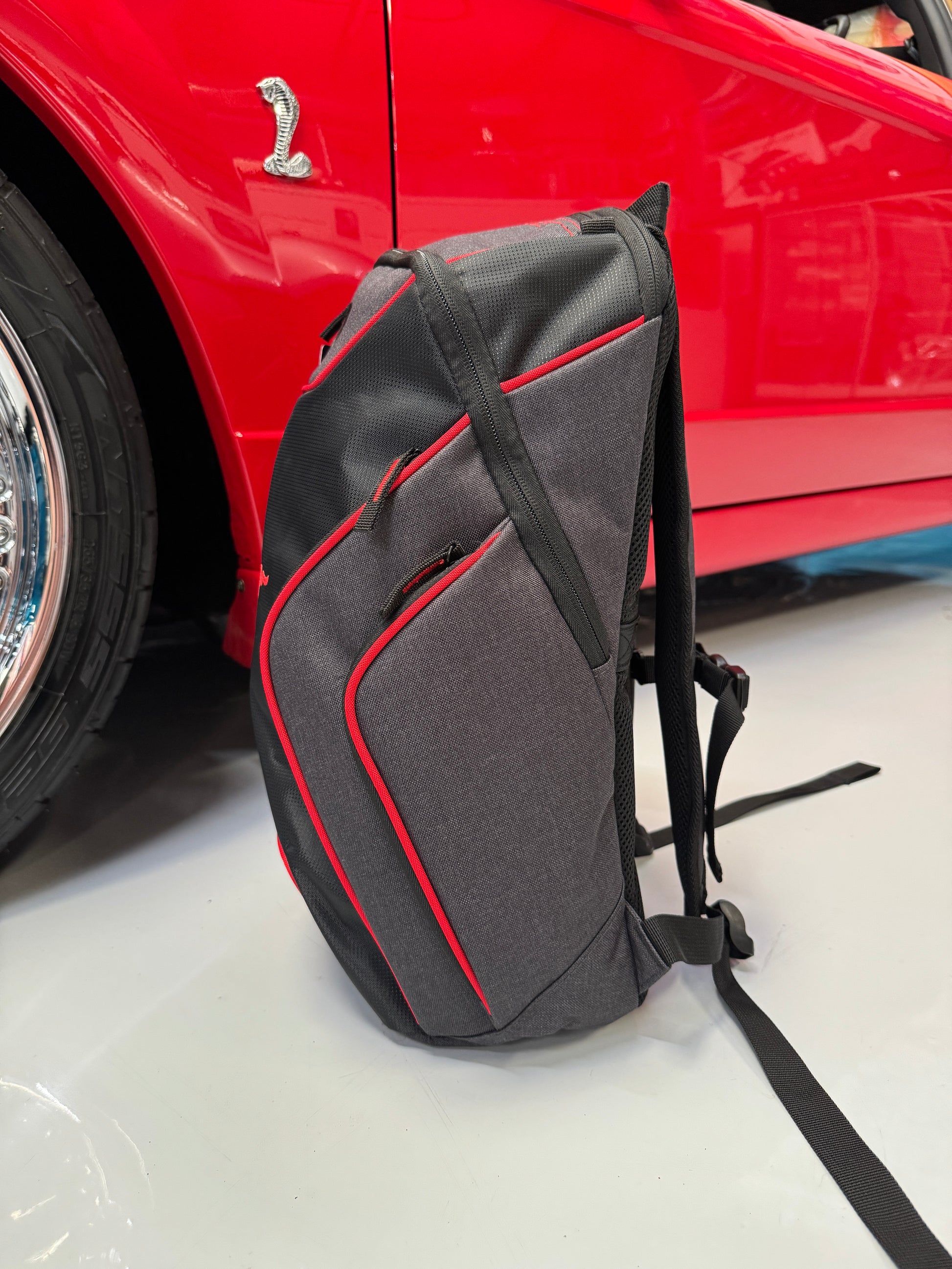 ford mustang mini backpack Ford Mustang Laptop Bag Backpack Red/Black Ogio – Foxy Events