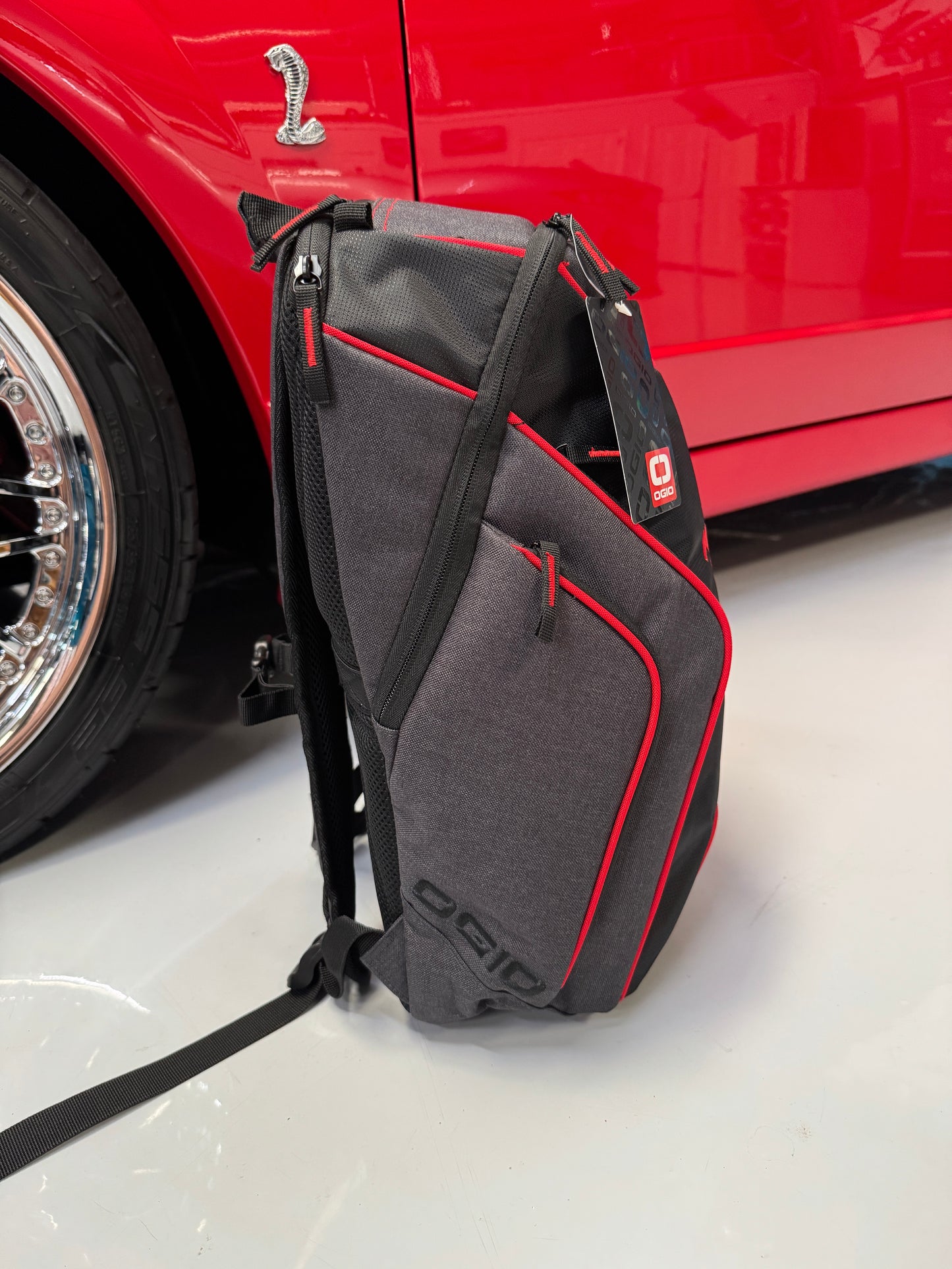 Ford Mustang Laptop Bag Backpack Red/Black Ogio