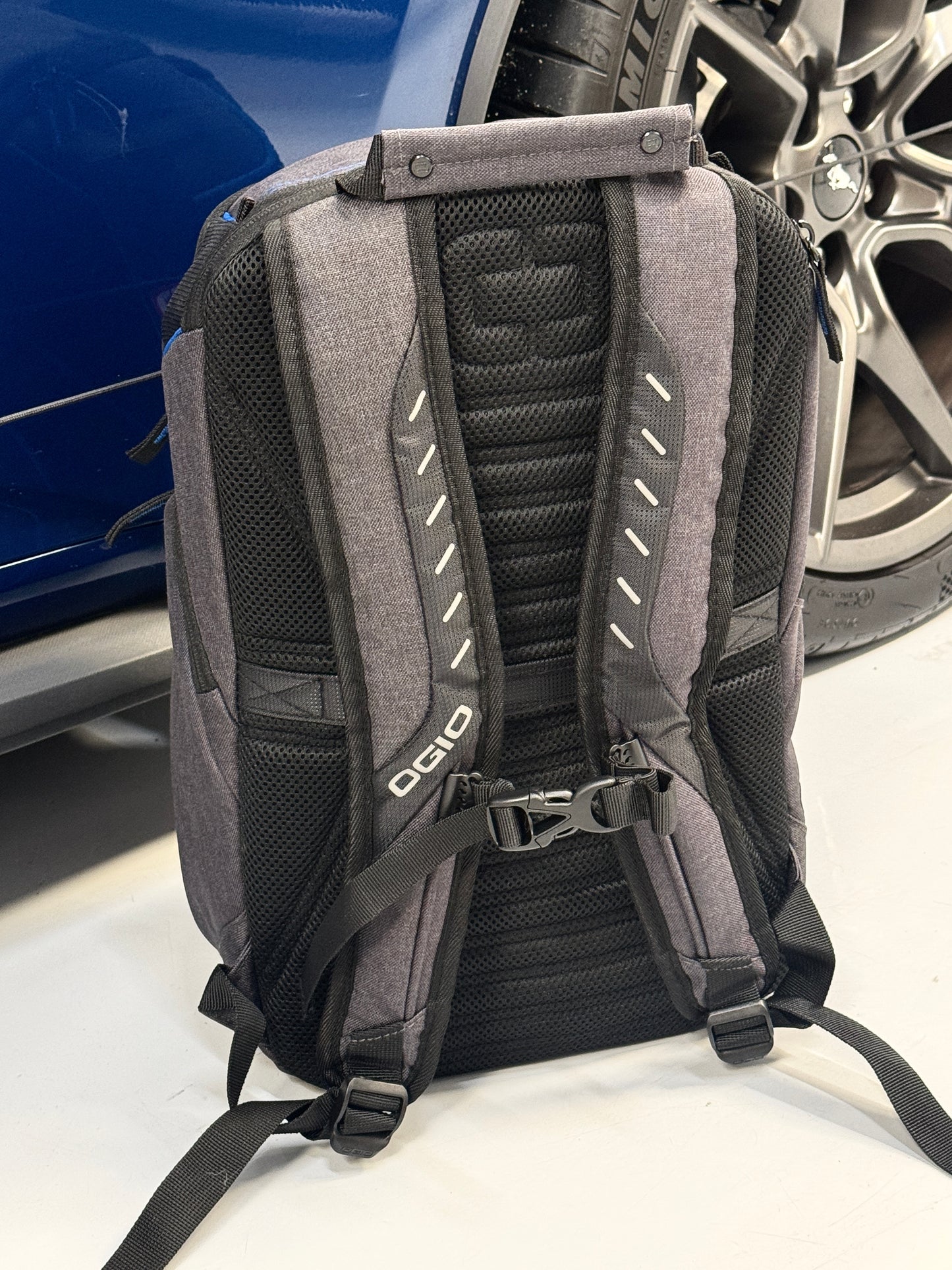Ford Mustang Laptop Bag Backpack Blue/Black Ogio