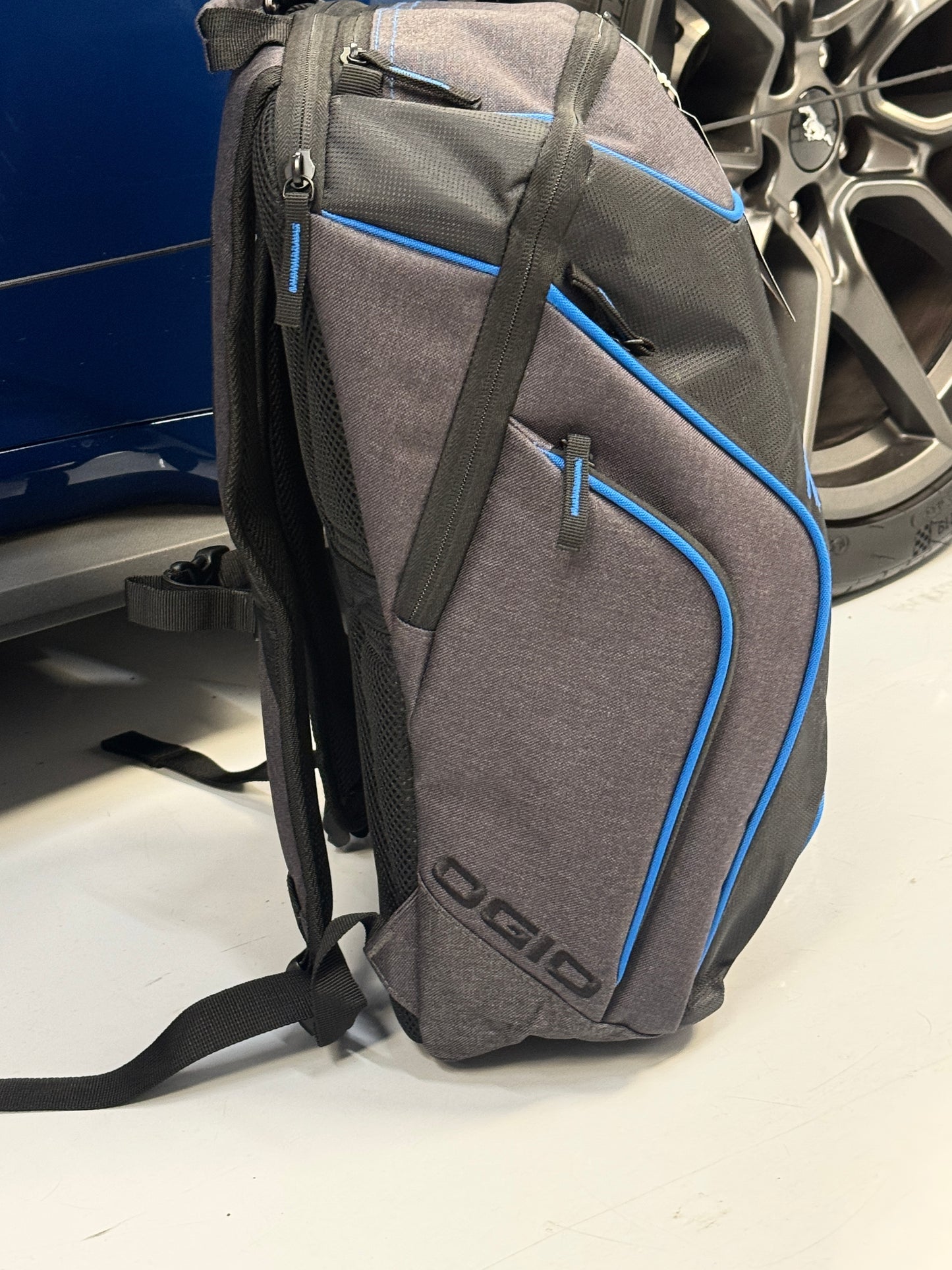 Ford Mustang Laptop Bag Backpack Blue/Black Ogio