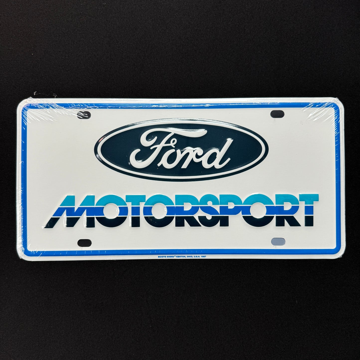 Ford Motorsport License Plate - 3 Color