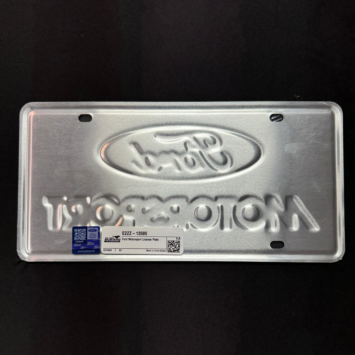 Ford Racing Plate Ford Motorsport License Plate - 3 Color – Foxy Events