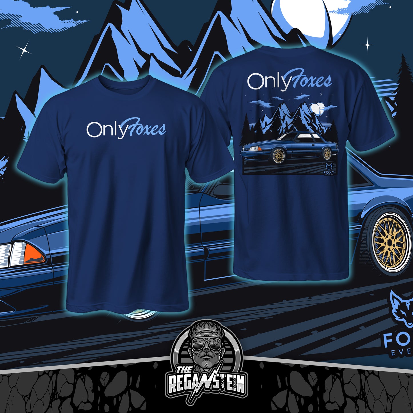 OnlyFoxes Blue Coupe Shirt