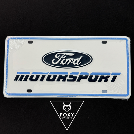 Ford Motorsport License Plate - 2 Color